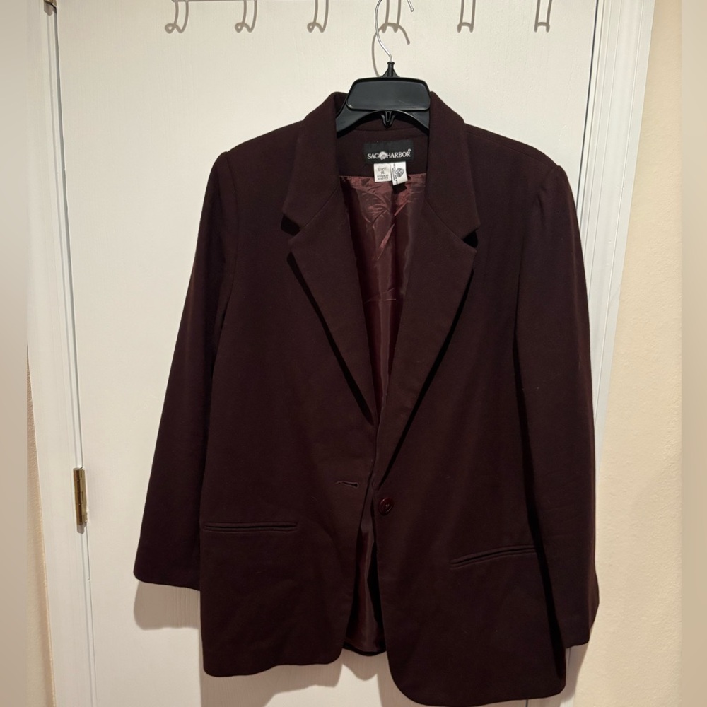 Sag Harbor Deep Brown Women's Blazer